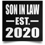 Son In Law Established EST. 2020 - Poster Square