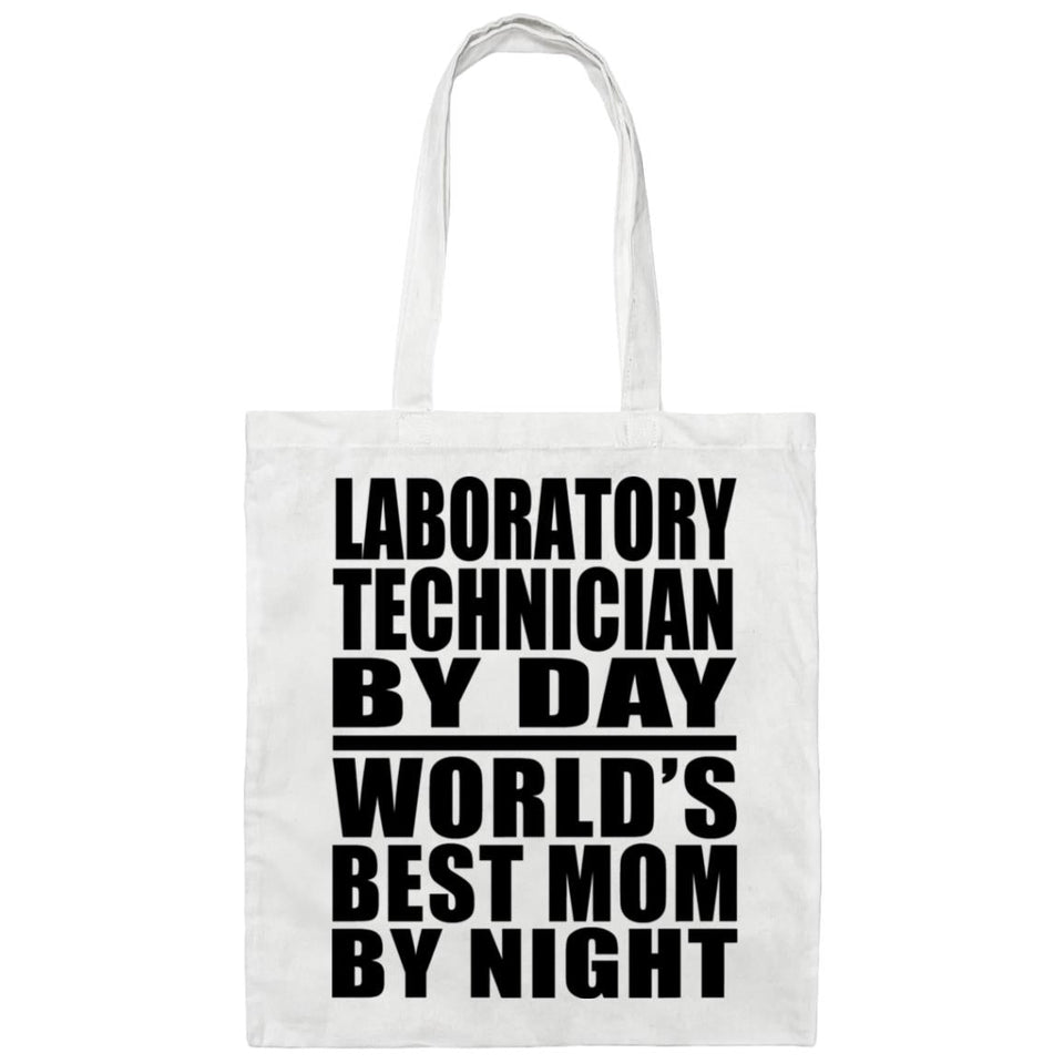 Laboratory Technician By Day World's Best Mom By Night - Tote Bag White