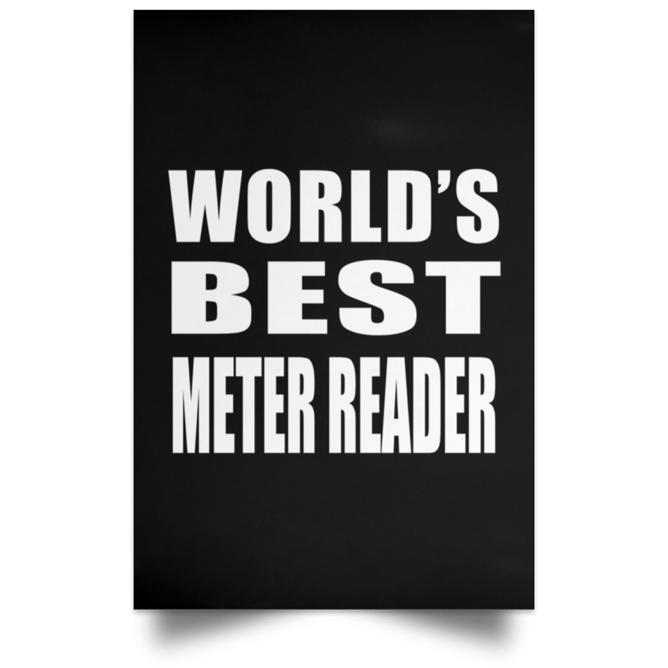World's Best Meter Reader - Poster Portrait