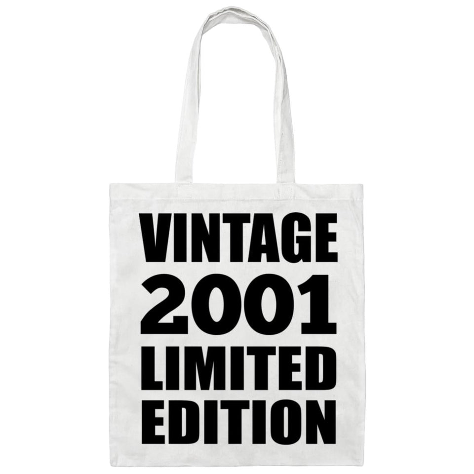 23rd Birthday Vintage 2001 Limited Edition - Tote Bag White