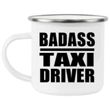 Badass Taxi Driver - 12oz Camping Mug