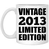 11th Birthday Vintage 2013 Limited Edition - 11oz Coffee Mug