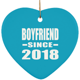 Boyfriend Since 2018 - Heart Ornament