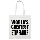World's Greatest Step Father - Tote Bag White