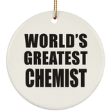 World's Greatest Chemist - Circle Ornament
