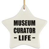 Museum Curator Life - Star Ornament