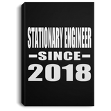 Stationary Engineer Since 2018 - Canvas Portrait