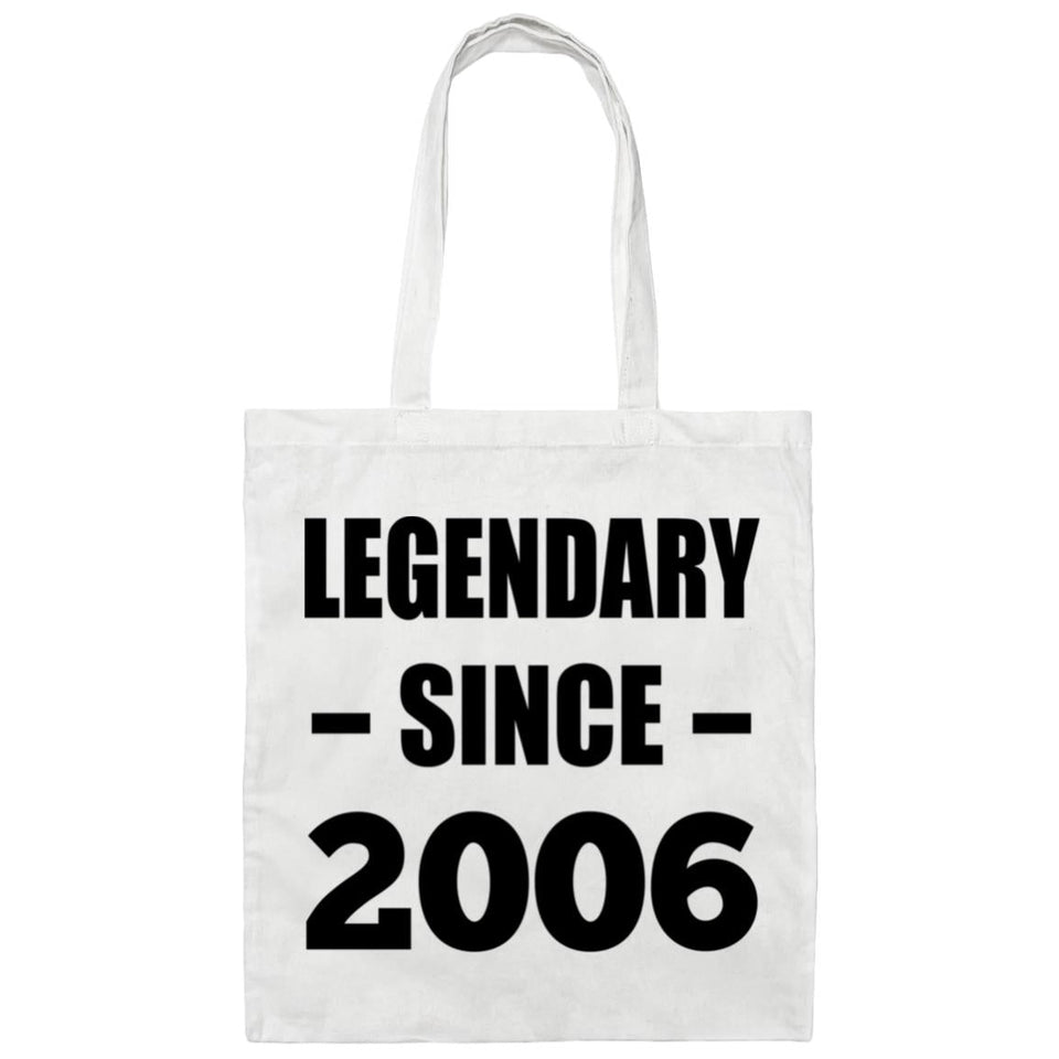 18th Birthday Legendary Since 2006 - Tote Bag White