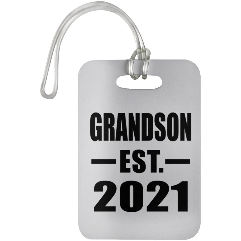 Grandson Established EST. 2021 - Luggage Bag Tag