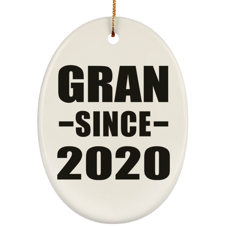 Gran Since 2020 - Oval Ornament