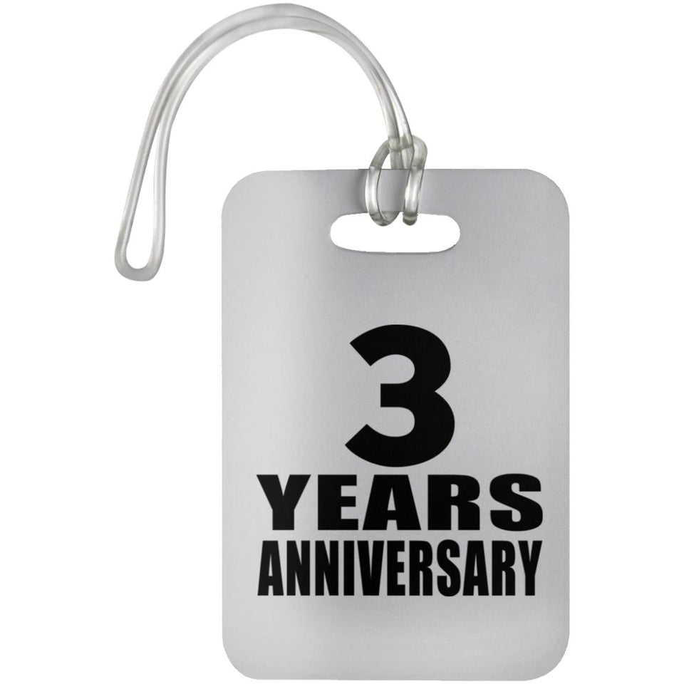3rd Anniversary 3 Years Anniversary - Luggage Bag Tag