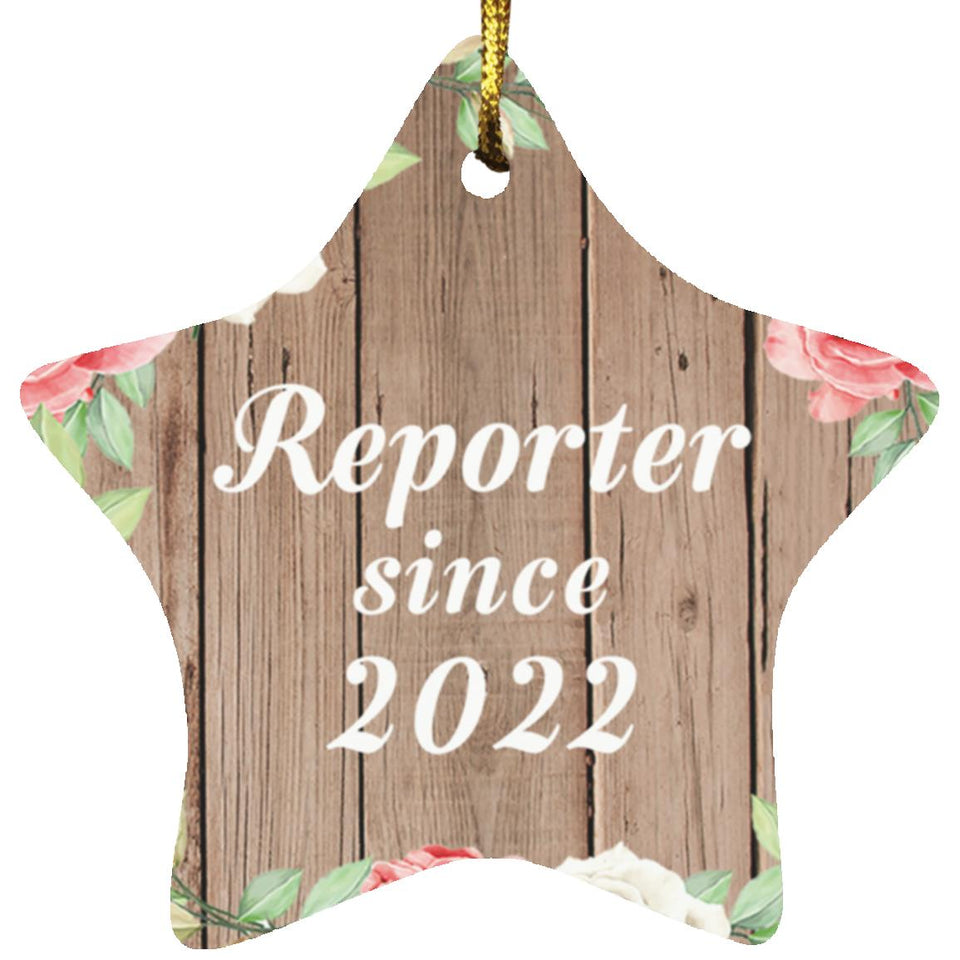 Reporter Since 2022 - Star Ornament B