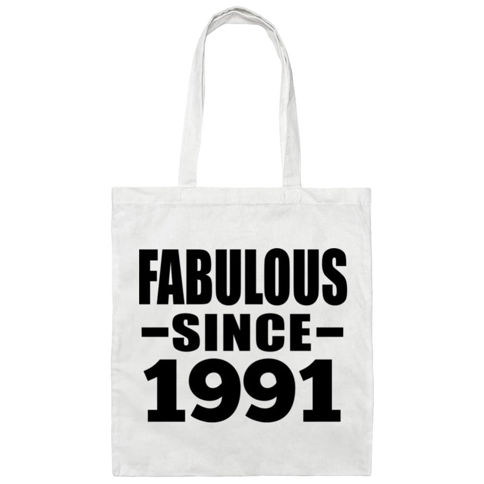 33rd Birthday Fabulous Since 1991 - Tote Bag White
