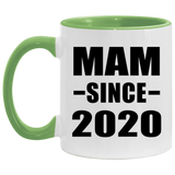 Mam Since 2020 - 11oz Accent Mug Green
