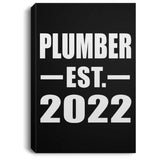 Plumber Established EST. 2022 - Canvas Portrait