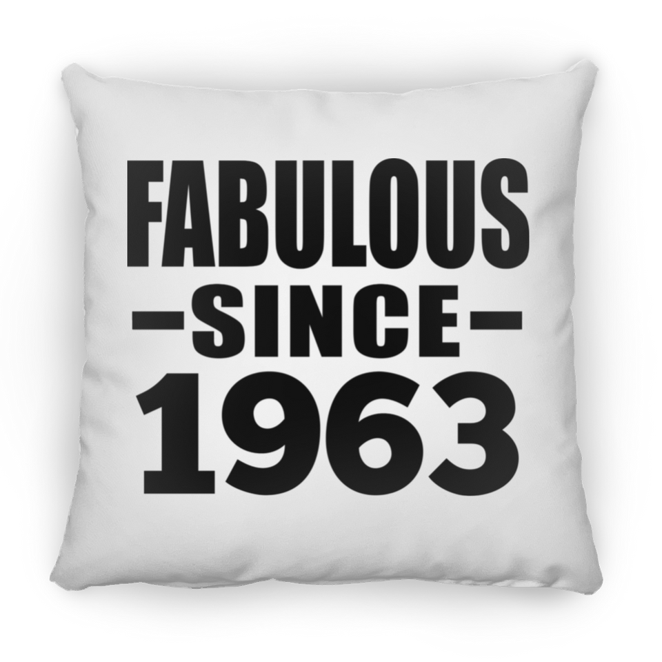 61st Birthday Fabulous Since 1963 - Throw Pillow