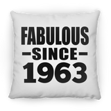 61st Birthday Fabulous Since 1963 - Throw Pillow