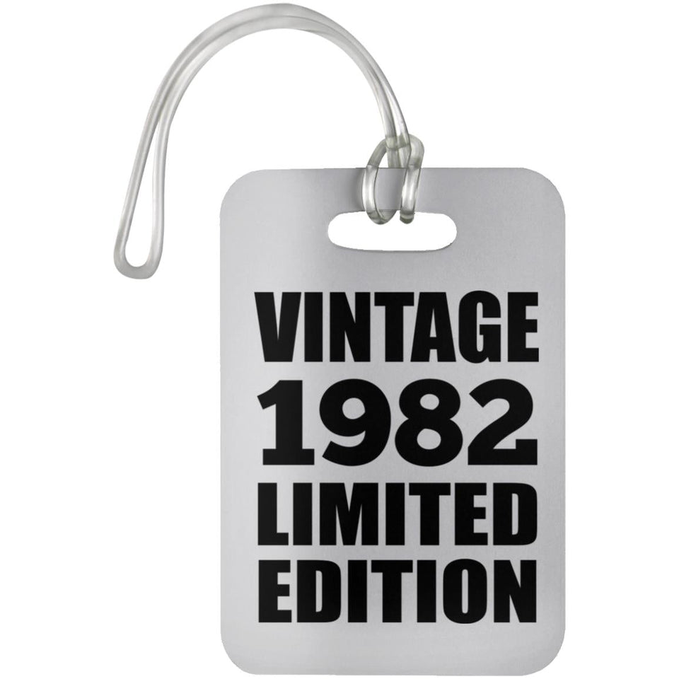 42nd Birthday Vintage 1982 Limited Edition - Luggage Bag Tag