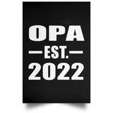 Opa Established EST. 2022 - Poster Portrait