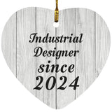 Industrial Designer Since 2024 - Heart Ornament F