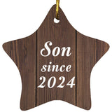 Son Since 2024 - Star Ornament D
