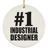 Number One #1 Industrial Designer - Circle Ornament