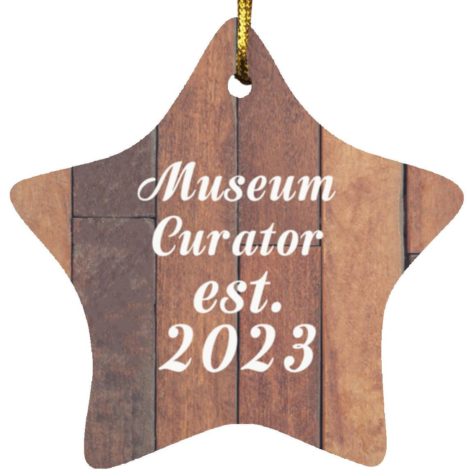 Museum Curator Established Est. 2023 - Star Ornament E
