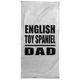 English Toy Spaniel Dad - Hand Towel