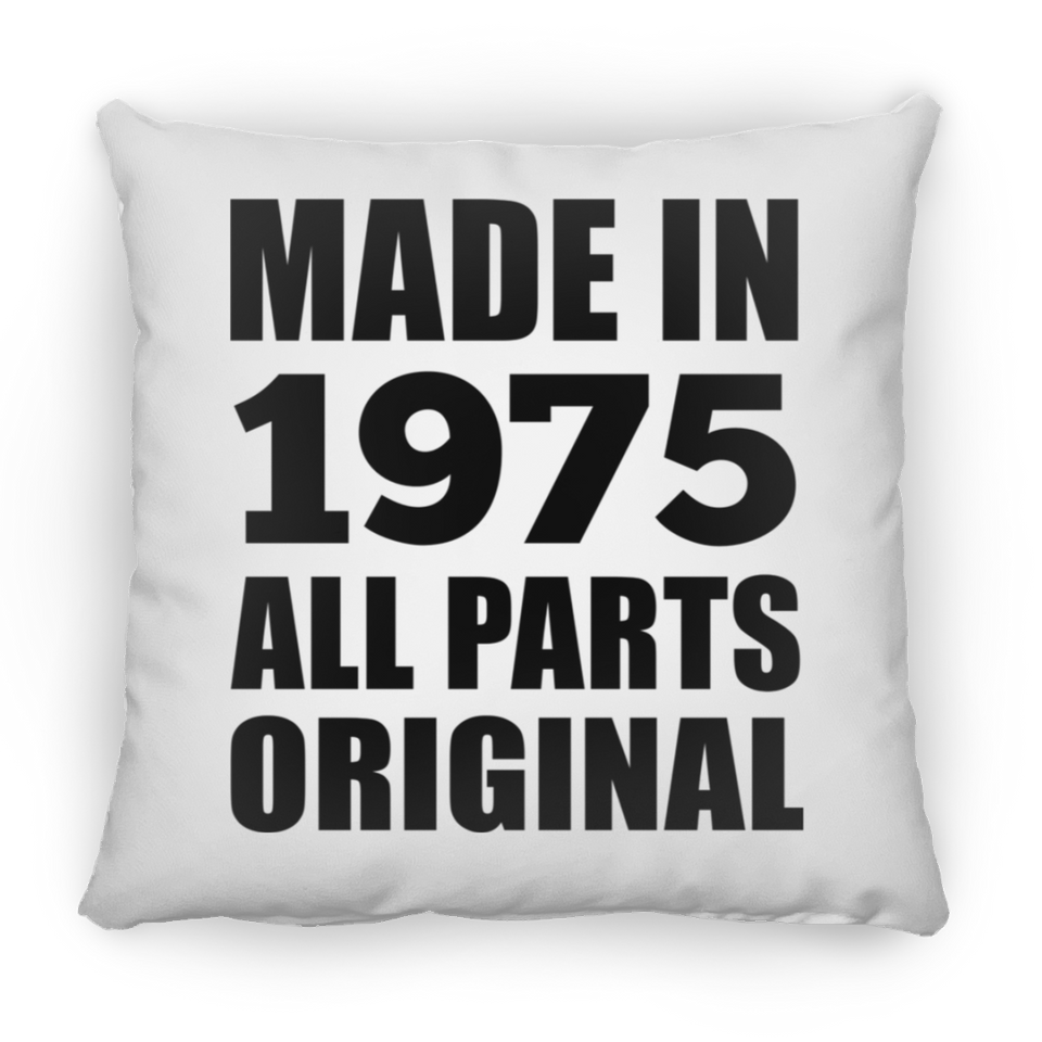 49th Birthday Made in 1975 All Parts Original - Throw Pillow