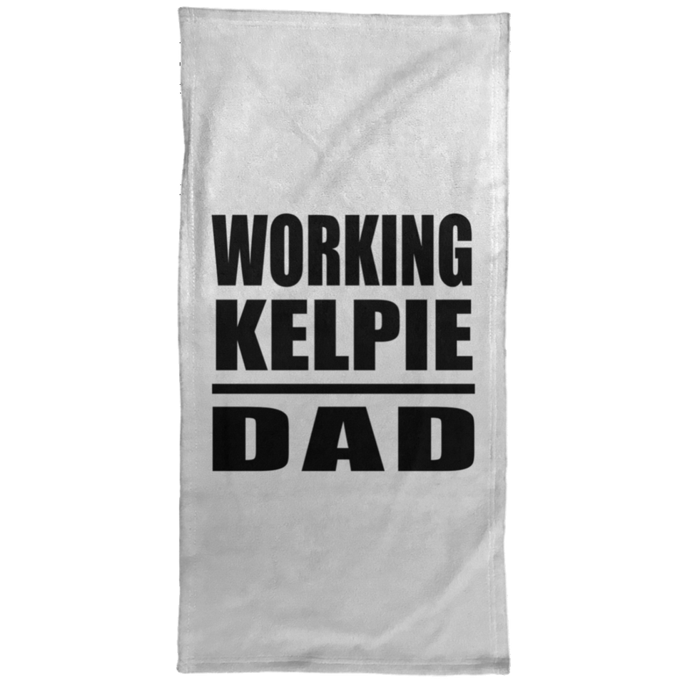 Working Kelpie Dad - Hand Towel