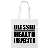 Blessed Health Inspector - Tote Bag White