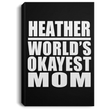 Heather World's Okayest Mom - Canvas Portrait