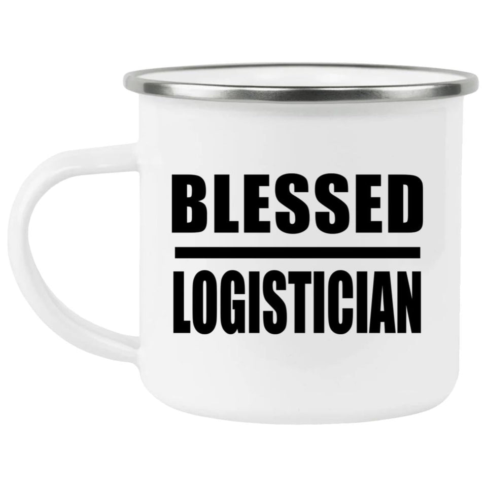 Blessed Logistician - 12oz Camping Mug