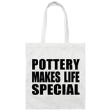 Pottery Makes Life Special - Tote Bag White