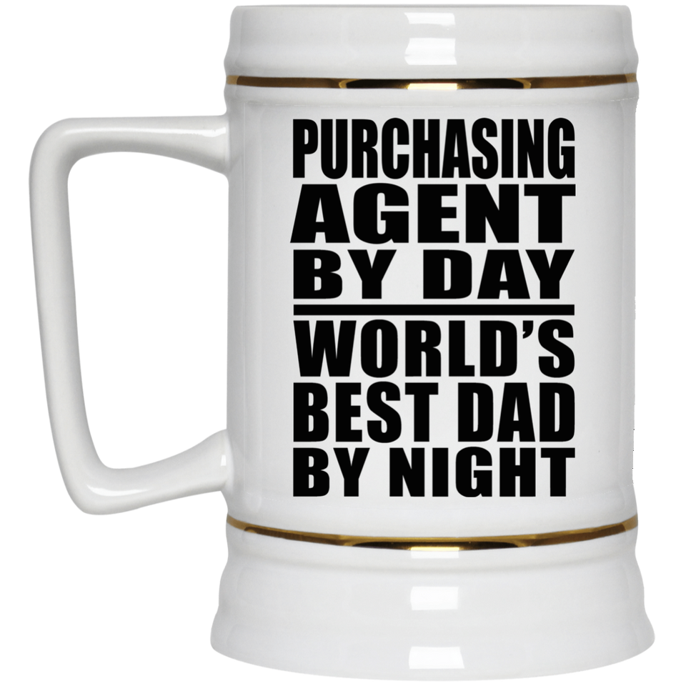 Purchasing Agent By Day World's Best Dad By Night - Beer Stein