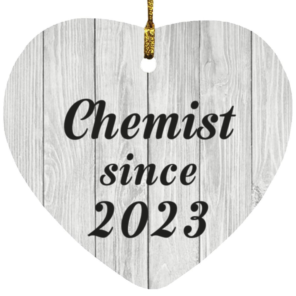 Chemist Since 2023 - Heart Ornament F