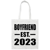 Boyfriend Established EST. 2023 - Tote Bag White