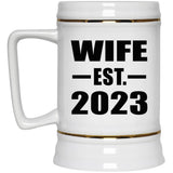 Wife Established EST. 2023 - Beer Stein