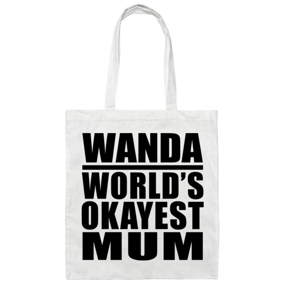 Wanda World's Okayest Mum - Tote Bag White