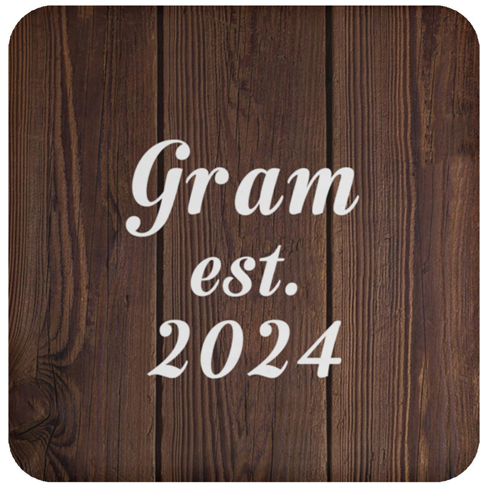 Gram Established EST. 2024 - Drink Coaster D
