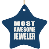 Most Awesome Jeweler - Star Ornament