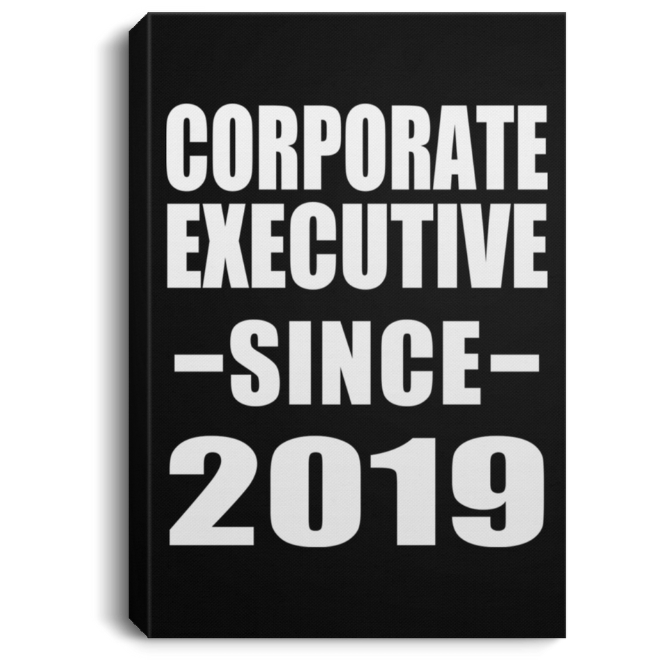Corporate Executive Since 2019 - Canvas Portrait