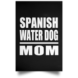 Spanish Water Dog Mom - Poster Portrait