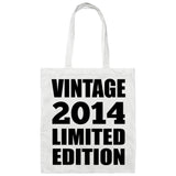 10th Birthday Vintage 2014 Limited Edition - Tote Bag White