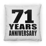 71st Anniversary 71 Years - Throw Pillow