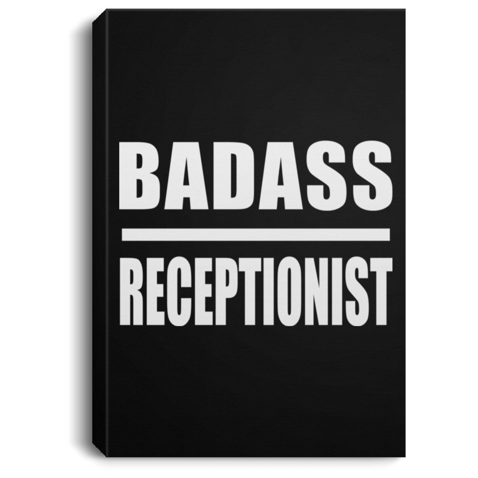 Badass Receptionist - Canvas Portrait