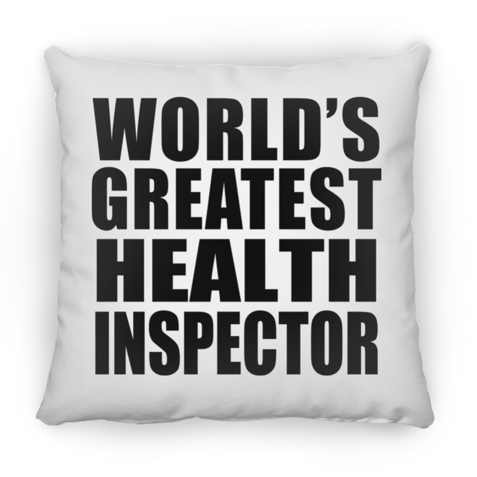 World's Greatest Health Inspector - Throw Pillow