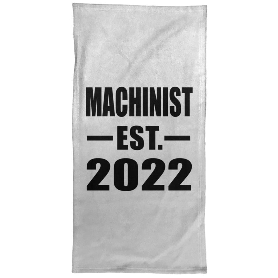 Machinist Established EST. 2022 - Hand Towel