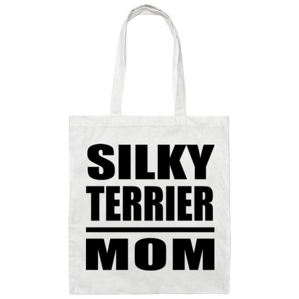 Silky Terrier Mom - Tote Bag White