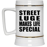 Street Luge Makes Life Special - Beer Stein